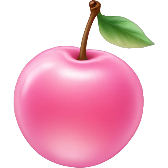 pastel pink cherries emoji