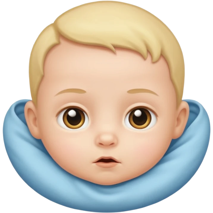 Baby wide awake emoji