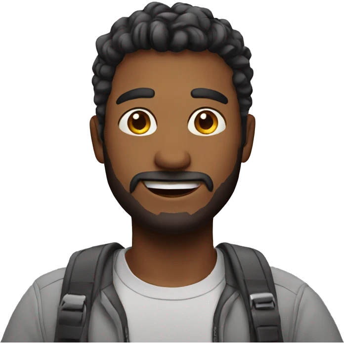 man take selfie emoji