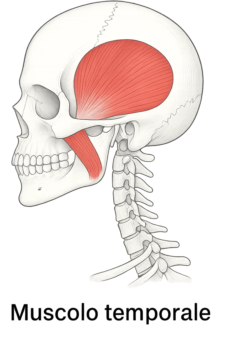 muscolo temporale anatomia emoji