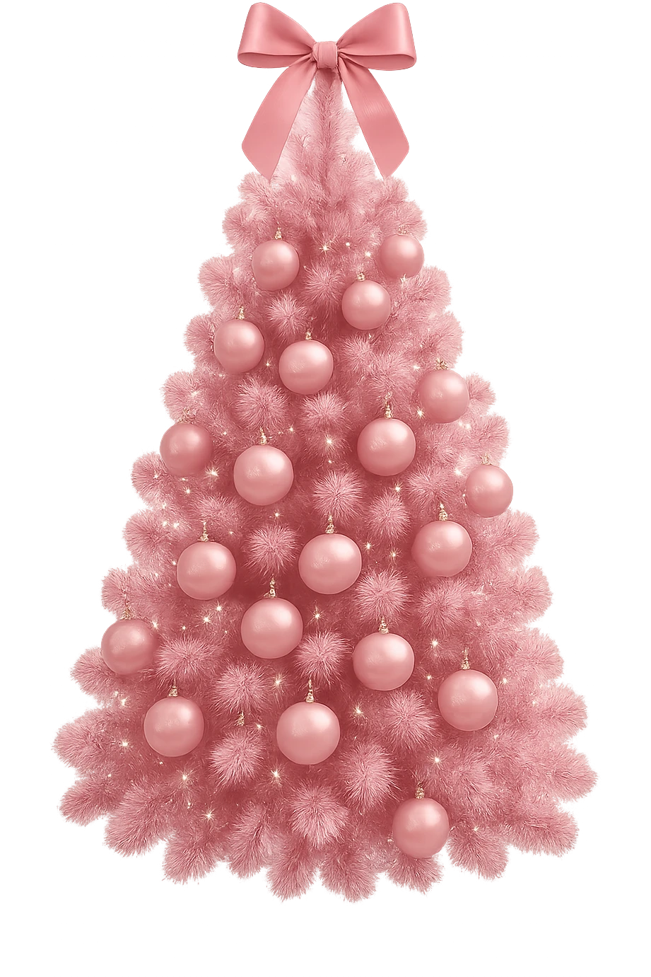 Pink christmas, remove background  emoji