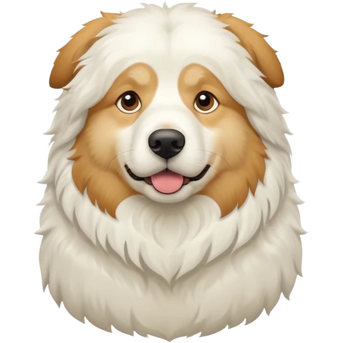 pyrenees mountain white  emoji