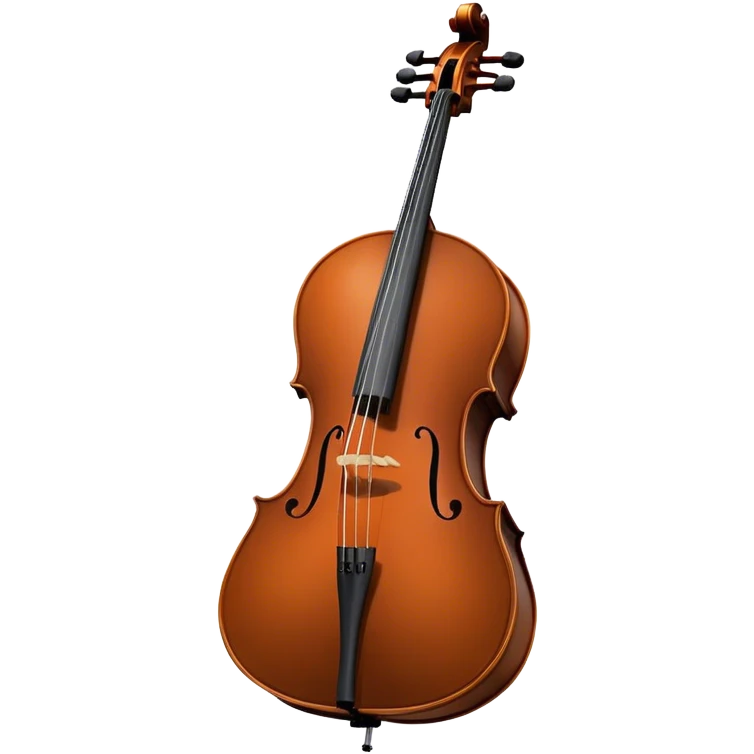 Black cello emoji