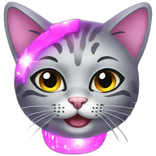 disco kitty emoji