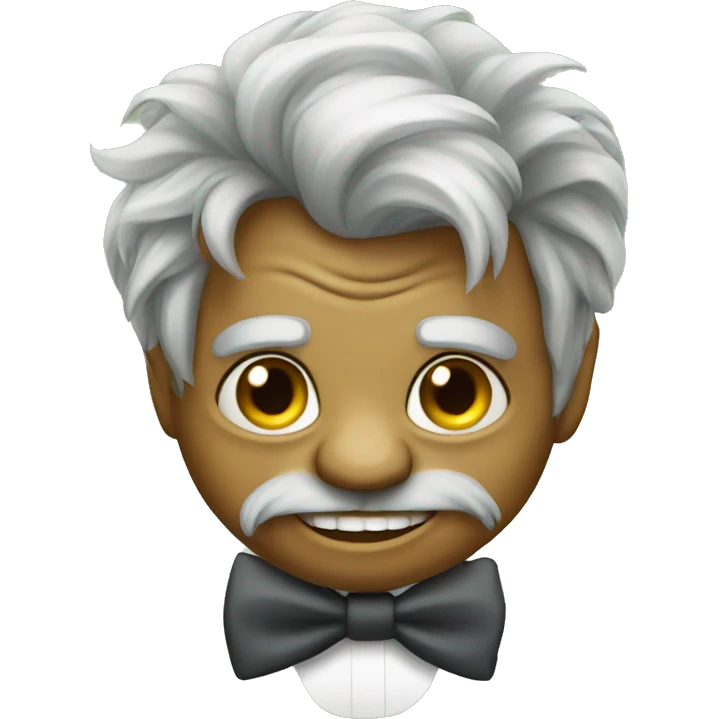 troll with a bow tie emoji