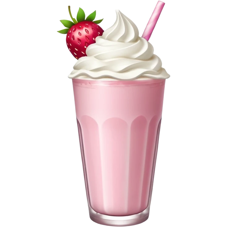 BATOM DE MILKSHAKE DE MORANGO emoji