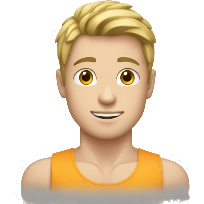 White boy at the gym emoji