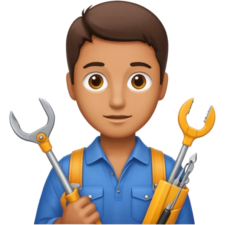 person with toolkit emoji
