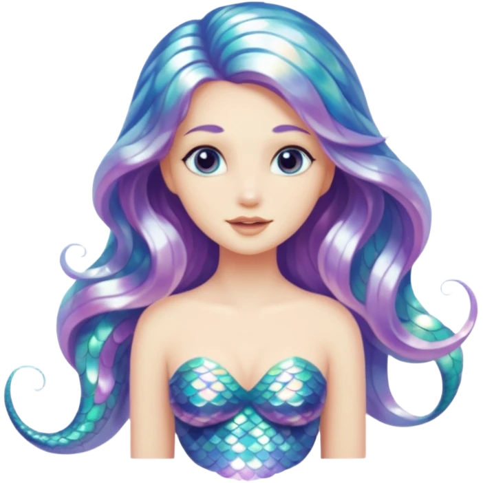 White mermaid emoji