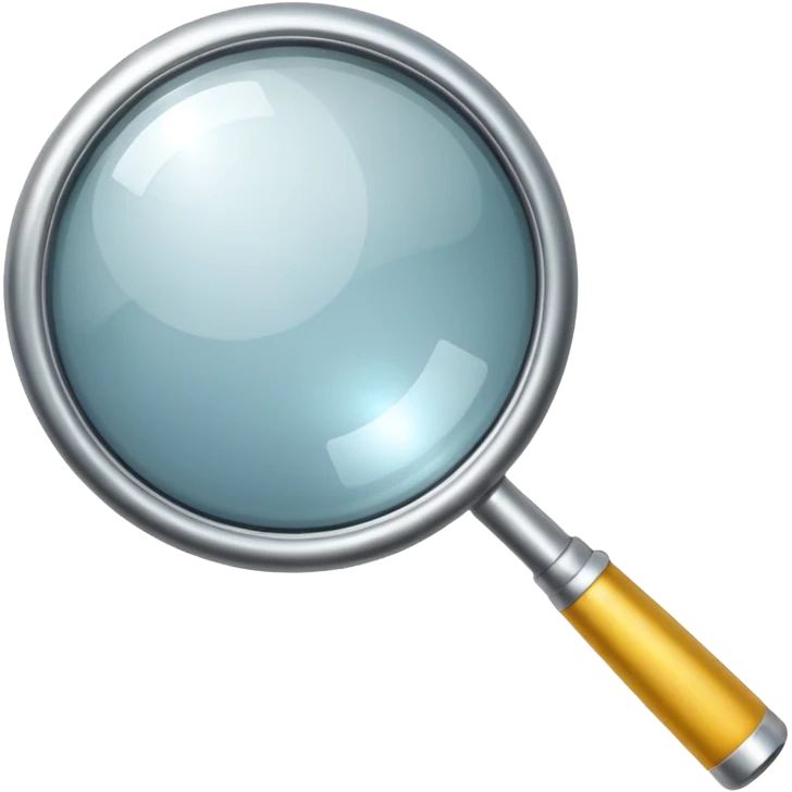 magnifying glass icon emoji