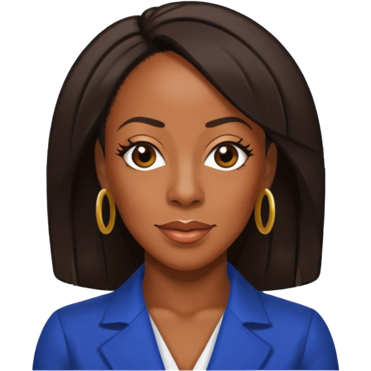 Tichina Arnold with dark brown hair emoji