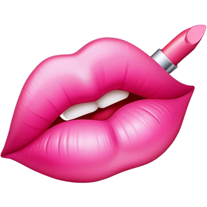 pink kiss mark emoji