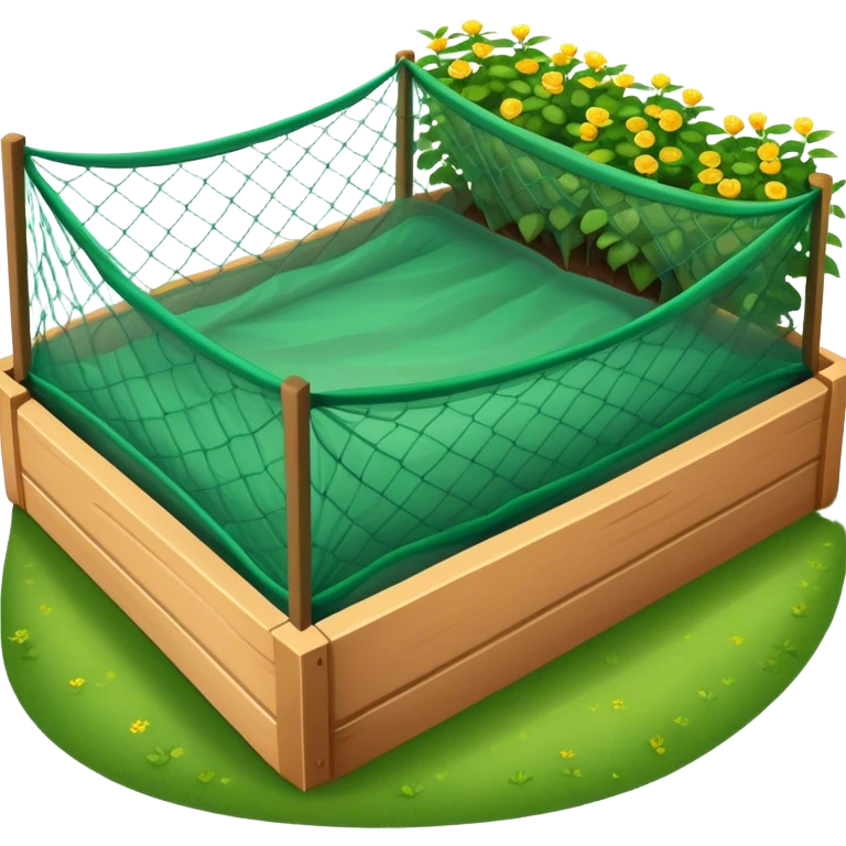 garden bed netting  emoji