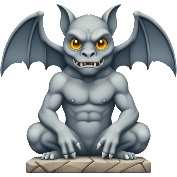 Gargoyle, full body emoji