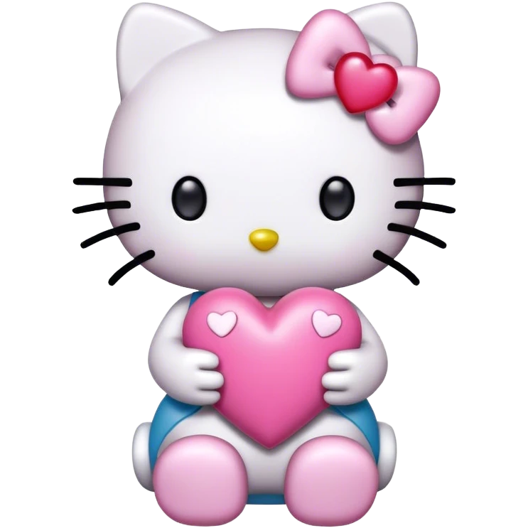 hello kitty heart emoji