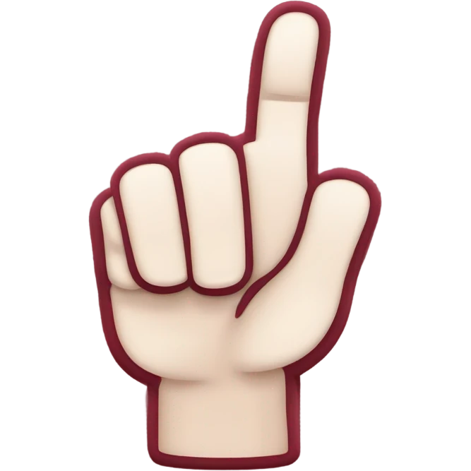 Maroon thumbs up  emoji