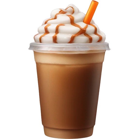 dunkin iced coffee emoji