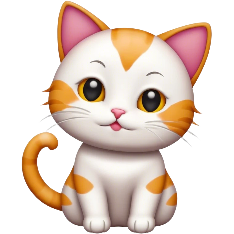 Cat in love emoji