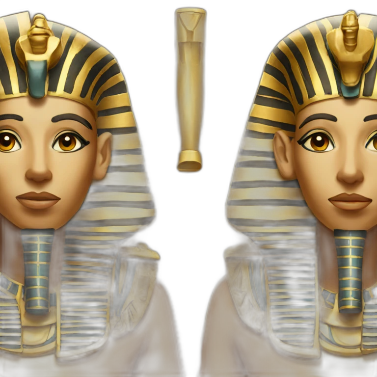 Egyptian pharaoh emoji