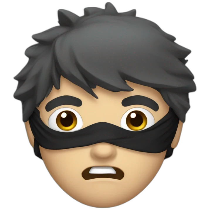 Angry ninja emoji