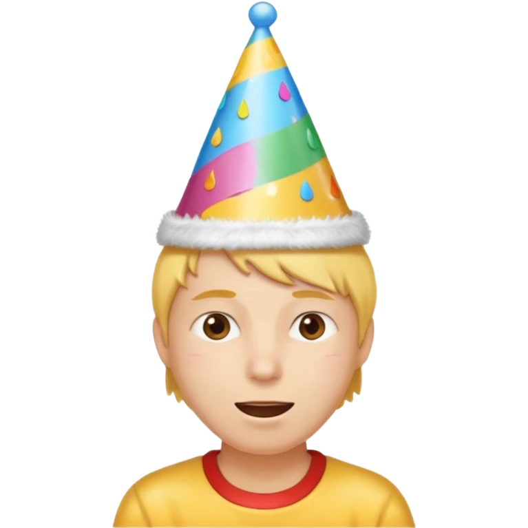 Emoji  (précisément celui-ci😅i)emoji goutte de sueur😅qui fête anniversaire  emoji