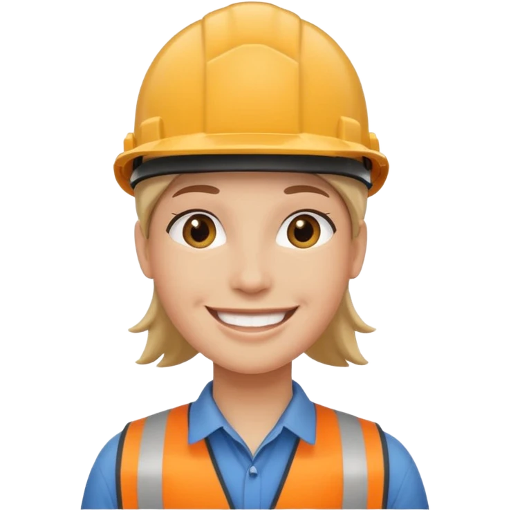 twitter with a hardhat on emoji