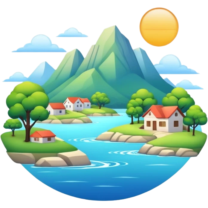 Modern aesthetic full scenic SCENERY emoji