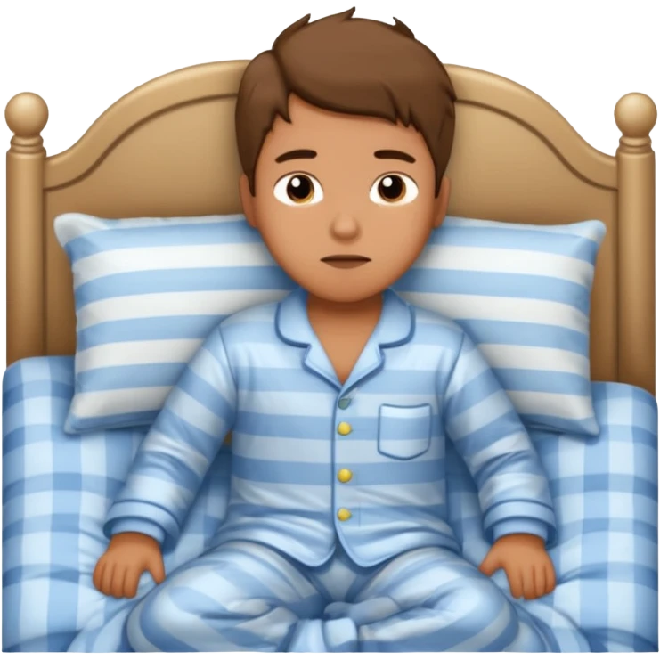 create emoji of a boywho is lying in the bed  in the morning and its time to wake up emoji