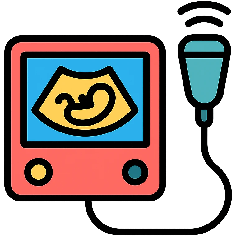 simple ultrasound icon emoji