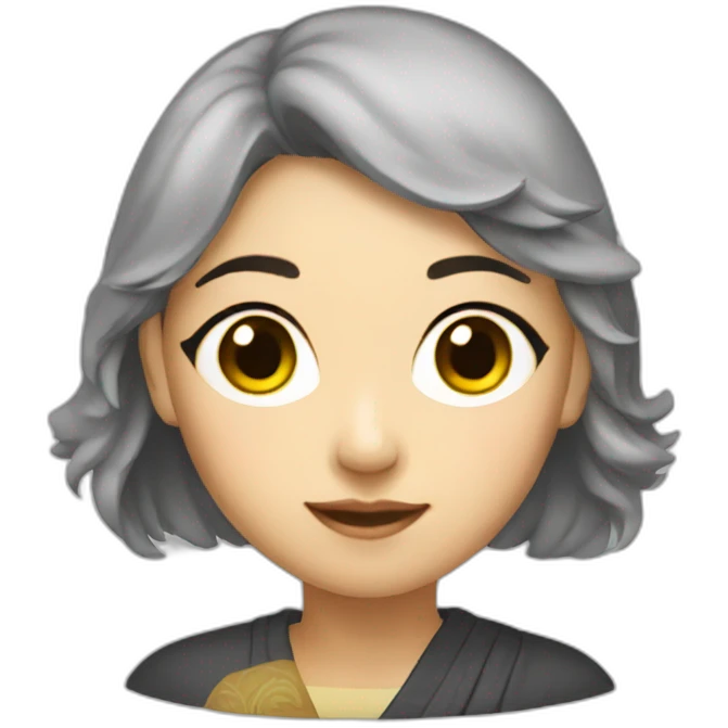 Asian female seraphim emoji