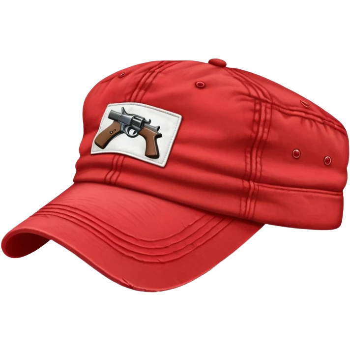 Make America Great Again style hat for gun wielding communists  emoji