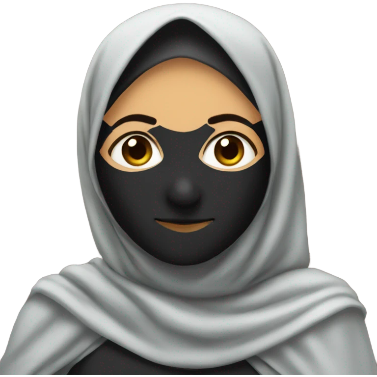 Batman with a hijab emoji