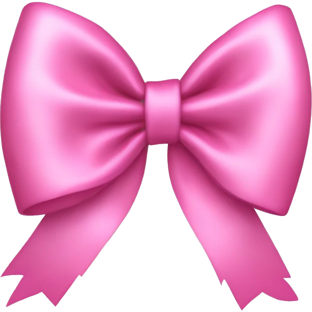 pink aesthetic bow emoji