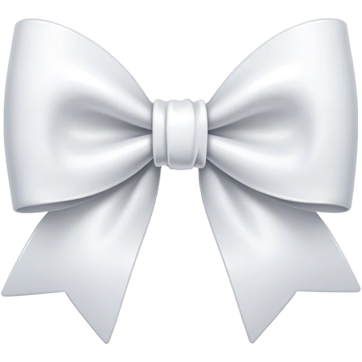 white bow emoji