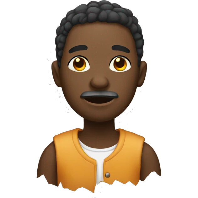 broke poor black person emoji