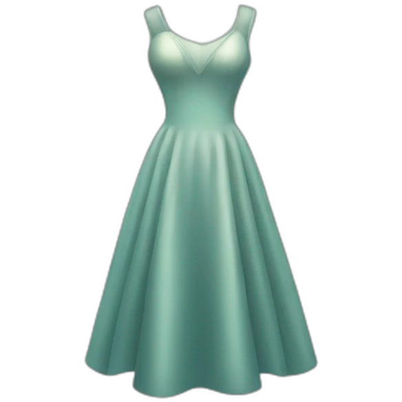 glass dress emoji