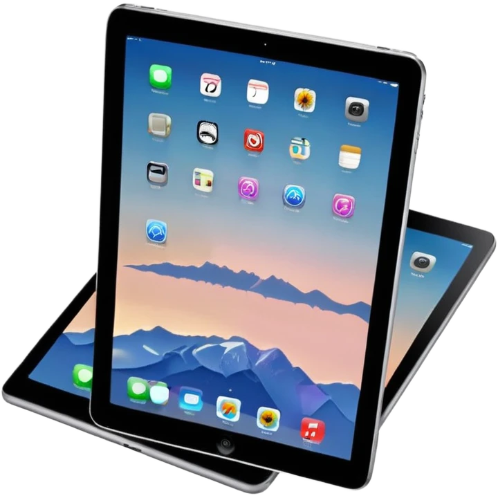 Ipad no face at apple electronics store emoji