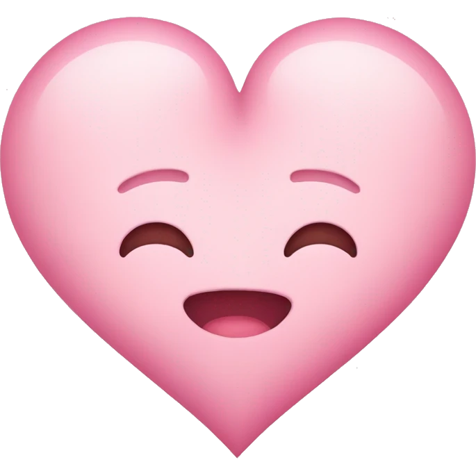 Baby pink heart  emoji