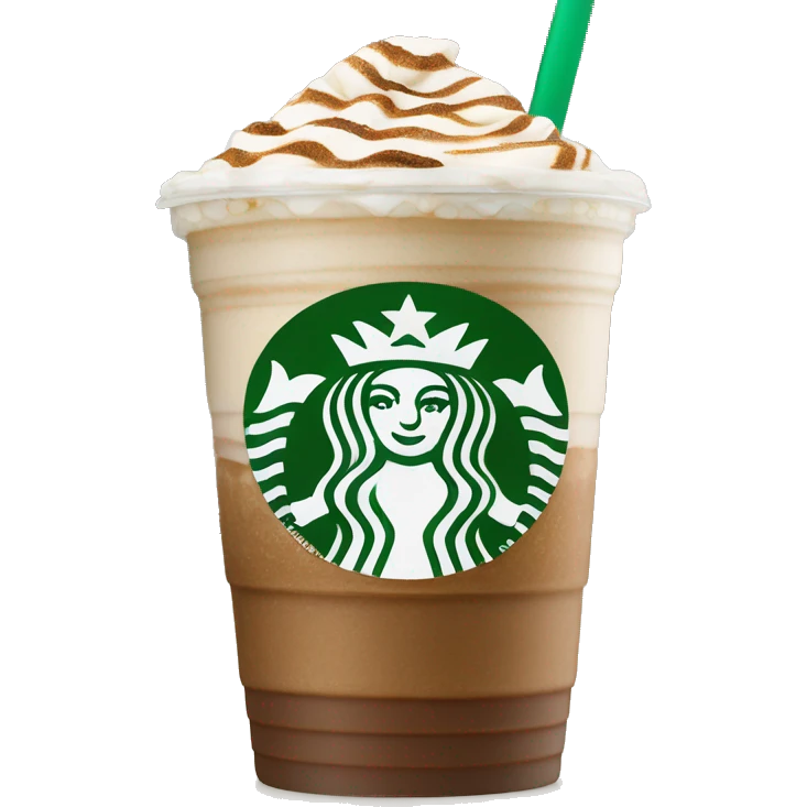 Starbucks frappacino emoji