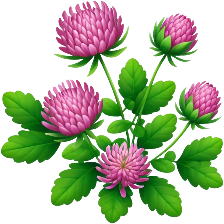 Red clover emoji