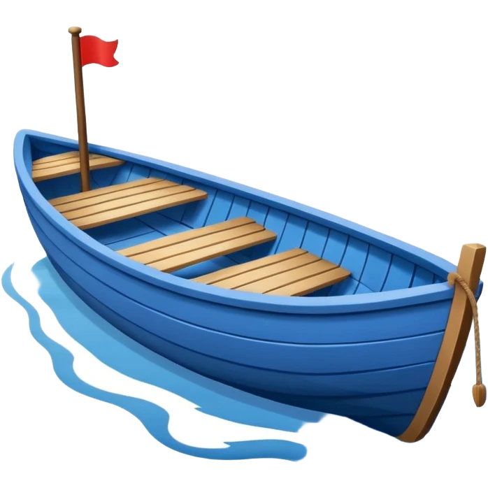 blue Boat emoji