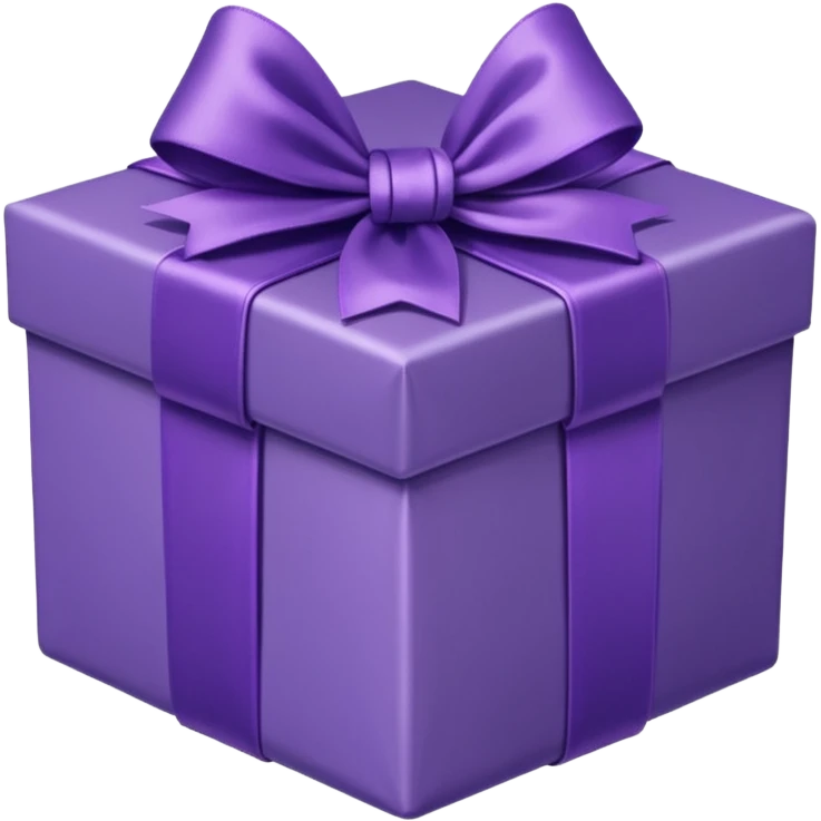 purple noel giftbox emoji