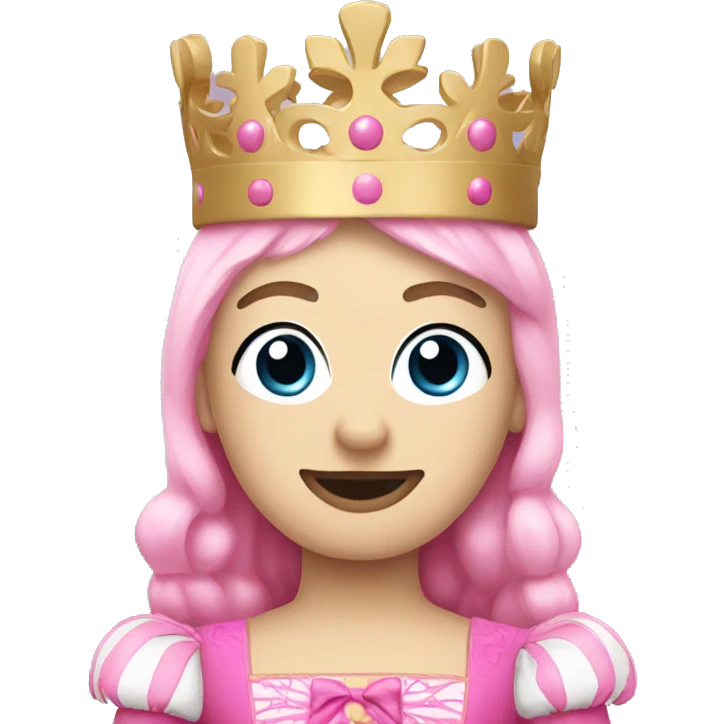 Pink nutcracker emoji