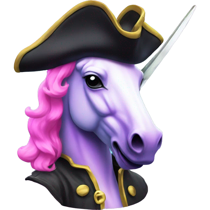 pirate neon vaporwave unicorn emoji