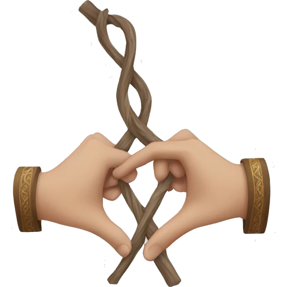 Hand fasting emoji