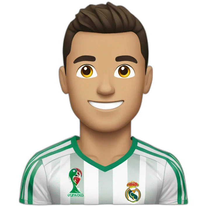 Cristiano ronaldo qui montre son dos emoji