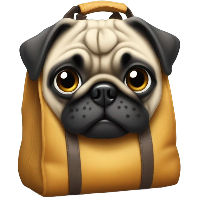 Pug bag emoji