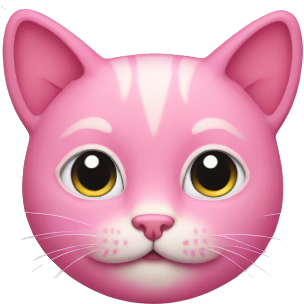 Pink kitty emoji