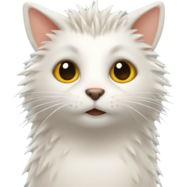 hedgehog cat emoji
