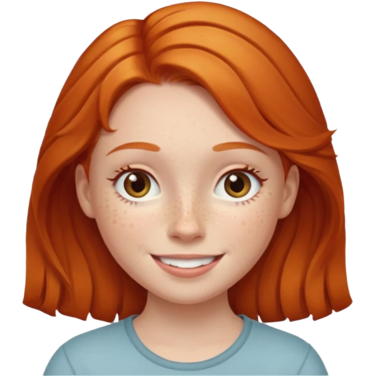 ginger girl emoji